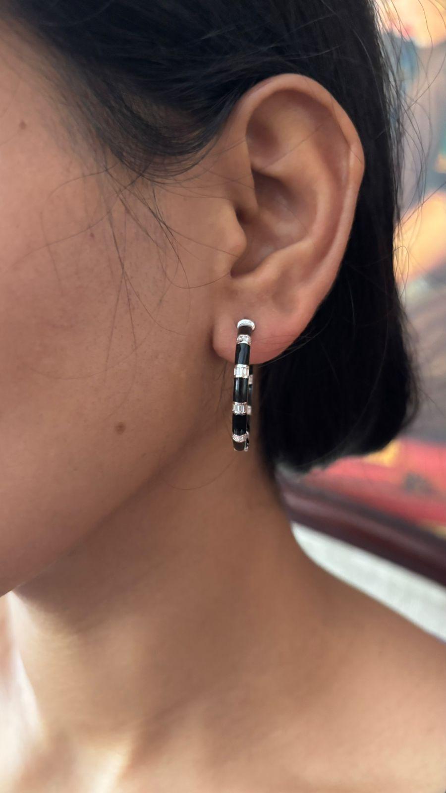De las mujeres Pendiente de diamante natural de 0,74cts en oro de 18k en venta