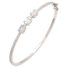 Bracelet en or 18 carats avec diamants naturels 1,32 carat