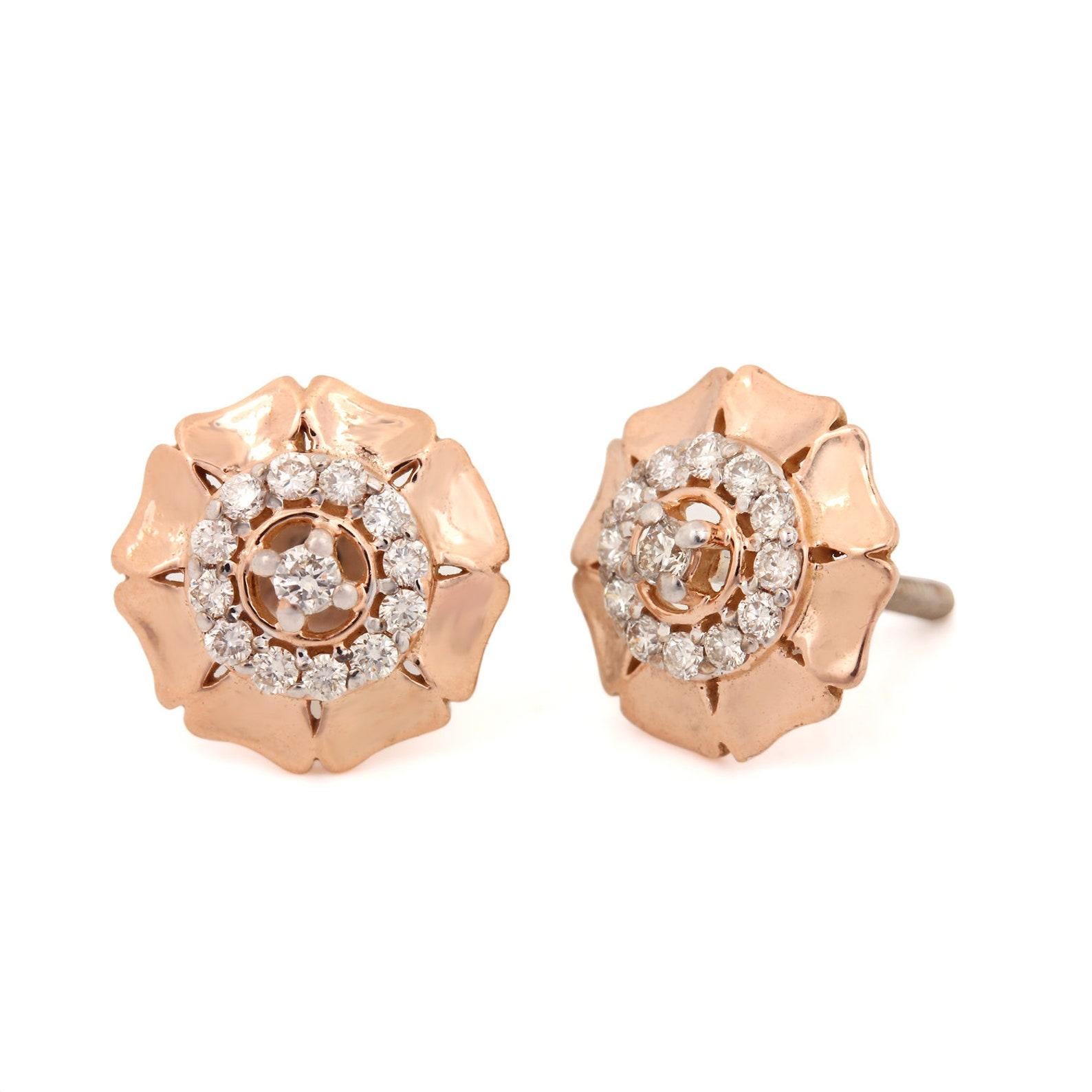 Natural Diamond 14k Yellow Gold Stud Earrings For Her Unique Earrings 1 Pair.

Materials: Gold, Stone
Gemstone: Diamond
Location: Earlobe
Closure: Screw back
Length: 11 Millimetres
Width: 11 Millimetres

A P R O X T I M E
All items are custom made