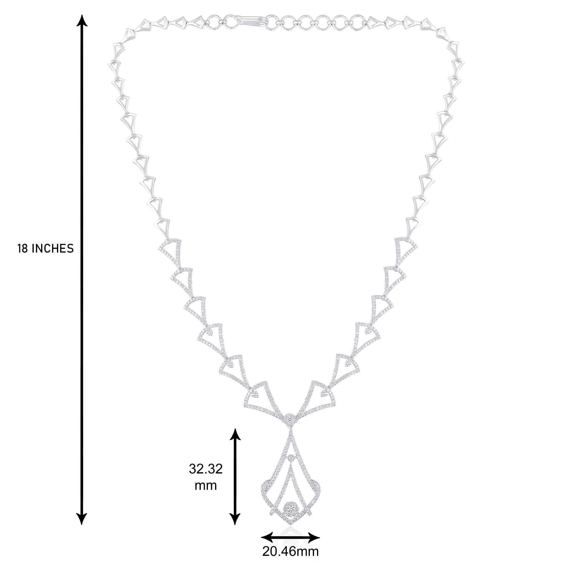 Women's Designer 2.7ct Natural Diamond 14K Gold Queen Wedding Necklace Earrings Set For Sale