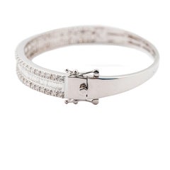 Natural Diamond 3.94cts Bracelet in 18k Gold
