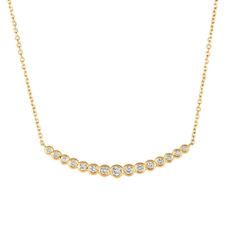 
0.65 Carat Natural Diamond Bezel Necklace 14K Yellow Gold G SI 18 inches chain

    100% Natural Diamonds, Not Enhanced in any way Round Cut Diamond Necklace  
    0.65CT
    G-H 
    SI  
    7/16 inch in height, 1 3/4 inch in width
    14K Yellow