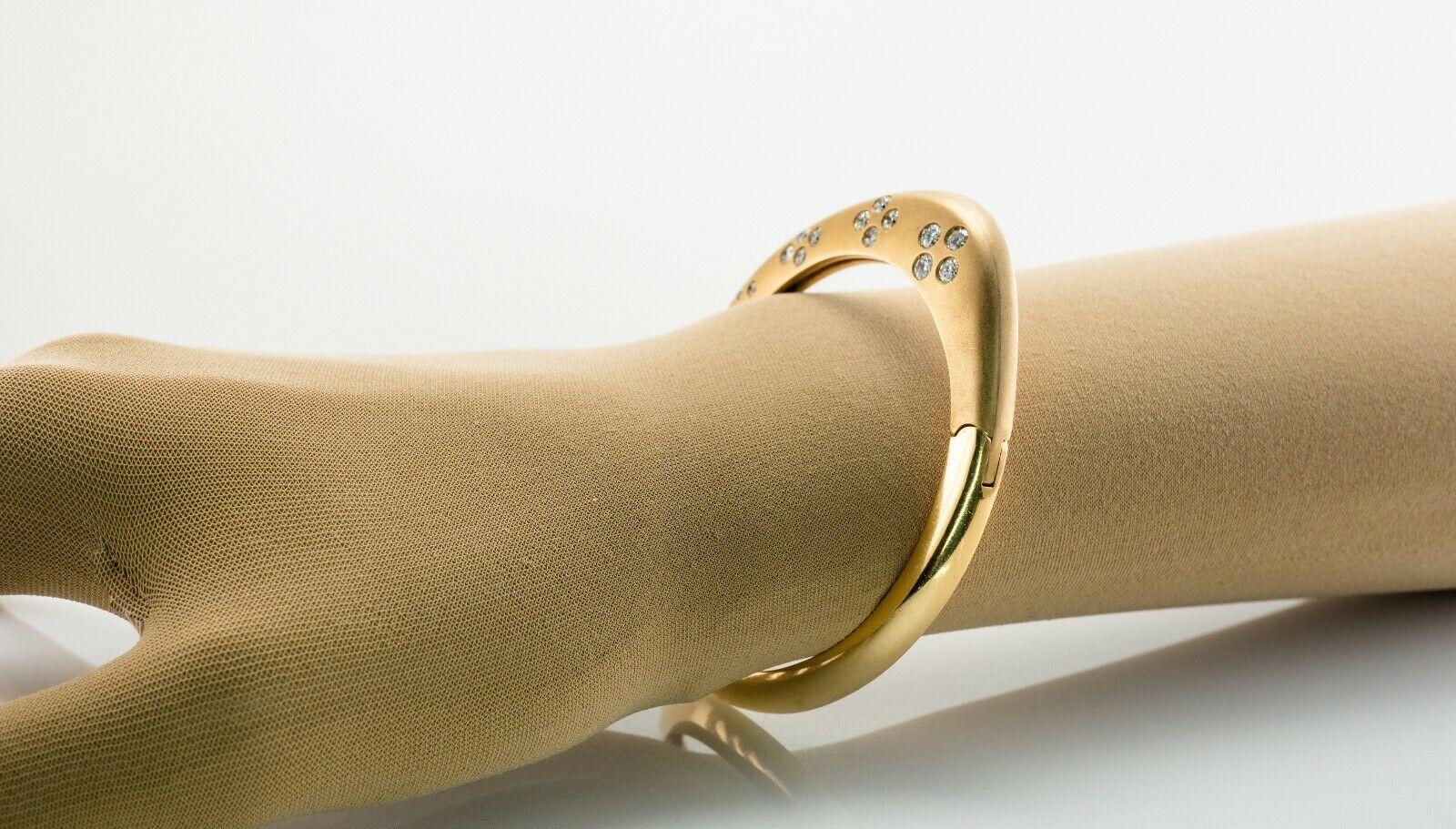Bracciale con diamanti naturali in oro 14K di Jean 1,62 TDW in vendita 3