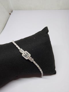 Armband mit Naturdiamanten aus 18-karätigem Gold