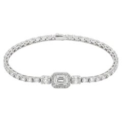 Natural Diamond Bracelet in 18k Gold