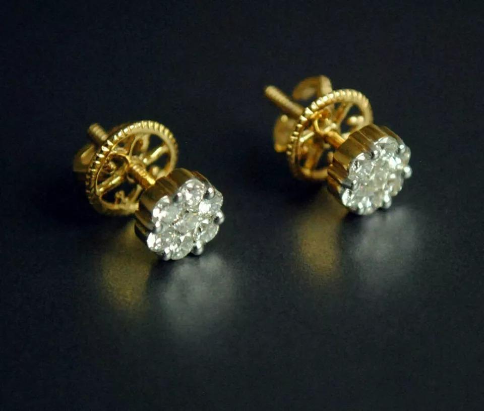 Diamant-Ohrstecker 14k Gold Natürlicher Diamant Braut-Ohrring Blume Diamant Ohrstecker
Geringes Gewicht, kann jeden Tag getragen werden

Zusätzliche Informationen:
Zustand: Neu ohne Etiketten: Ein brandneuer, unbenutzter und ungetragener Artikel