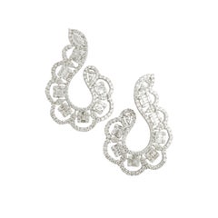 Natural 5.65cts Diamond Earring in 14k Gold