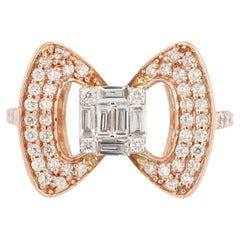 Orecchino con diamante Nature in oro 14k