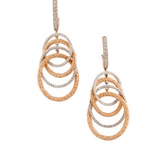 Natural 1.03cts Diamond Earring in 18k Gold