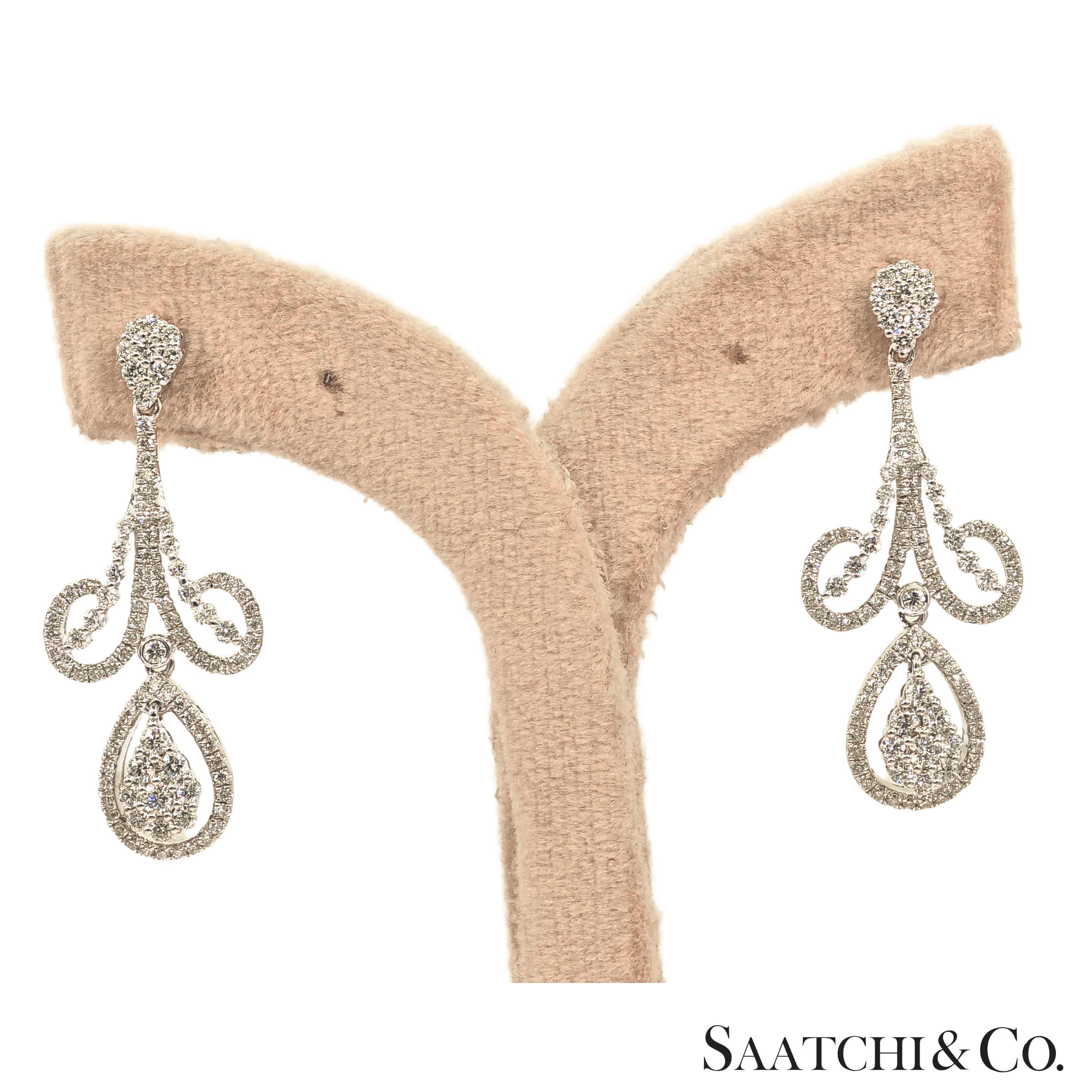 Saatchi&Co is delighted to showcase this exquisite piece. Please review the details provided with attention to ensure full appreciation of its unique qualities.

Pear Shape Diamond Earring

- Metal Type: 18K 750 White Gold
- Total Item Weight: 6.56