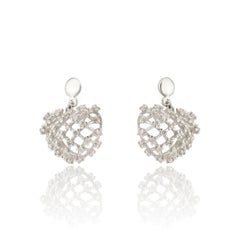 Natural 0.70cts Diamond Earring in 18k Gold