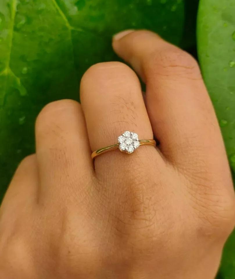 Natural Diamond Ring For Women Real Diamond Engagement Ring Wedding Promise Ring
Light weight can be worn everyday

Additional information:
Condition: New without tags: A brand-new, unused, and unworn item (including handmade items) that is not in