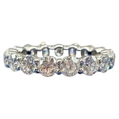 Natural Diamond Eternity Ring in 14kt White Gold - 2.8ctw Diamonds Size 6 New