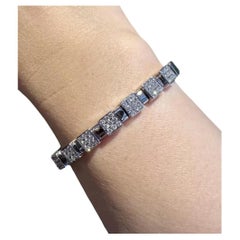 Natural Diamond Flex Cuff Bangle Bracelet in 18k White Gold Natural Diamond Flex Cuff Bangle Bracelet in 18k White Gold