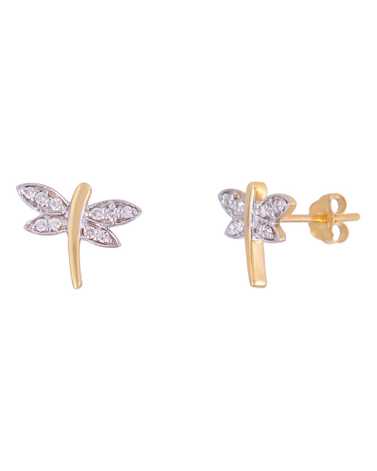 0.13 Carat Natural Diamonds 14k Yellow Gold Stud Earrings

Dazzling and delicate earrings for all occasions! Emblematic of charm and beauty, this pair of studs made with 0.13 Carat Natural Diamonds can be paired with our Titli necklace for a perfect