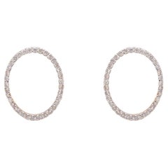 Orecchini con diamante naturale in oro 14K
