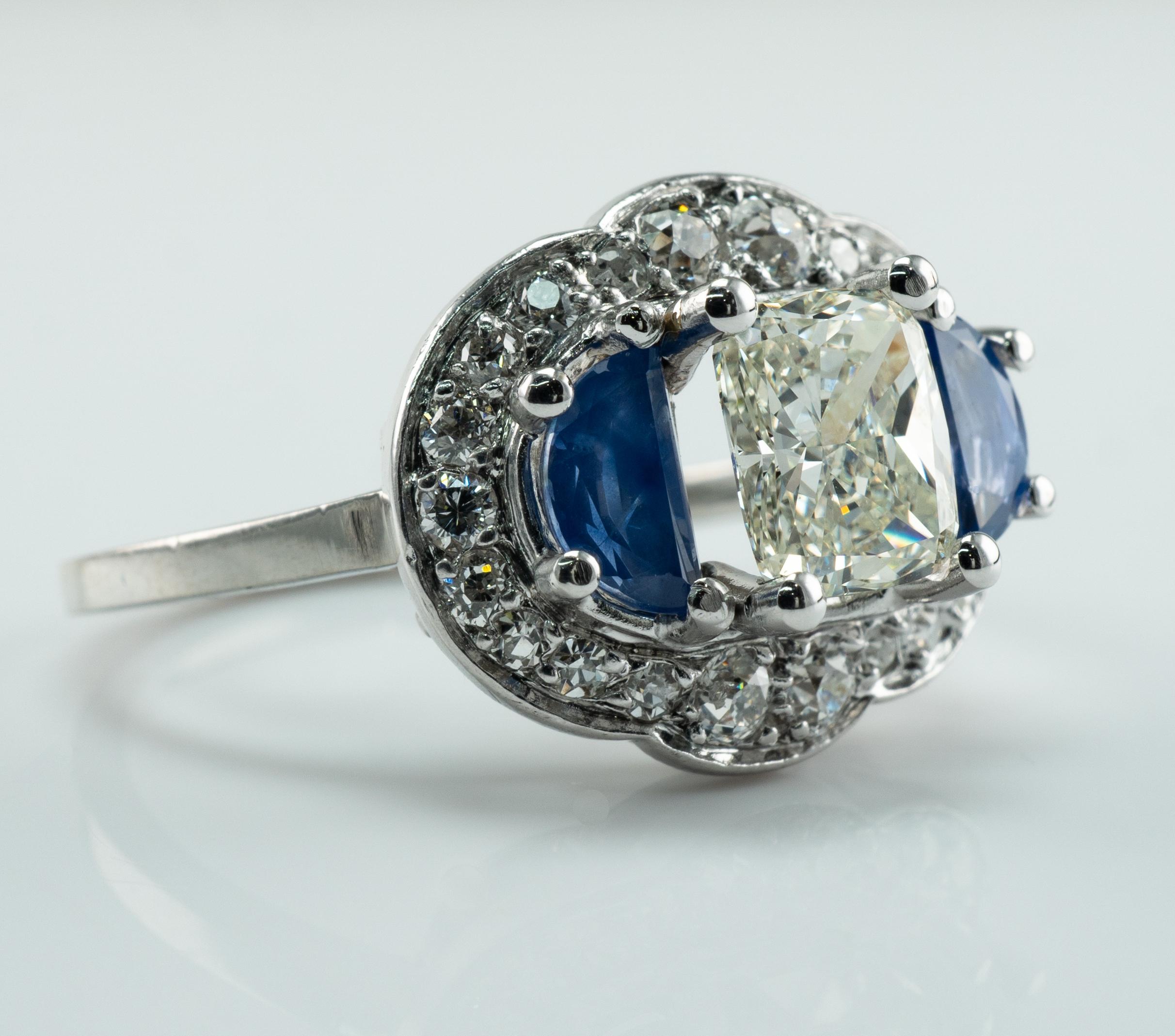 ceylon sapphire ring vintage