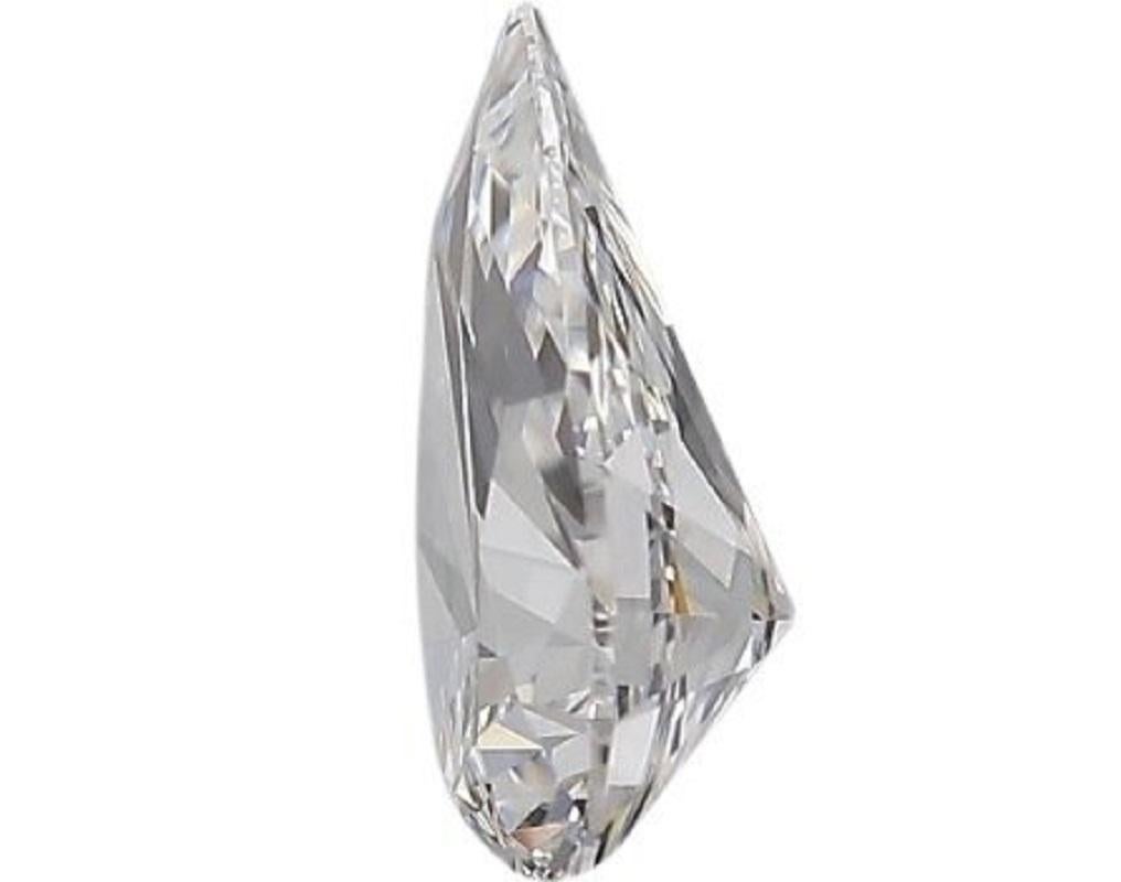 Natural Diamond in a 0.70 Carat D SI1, GIA Certificate For Sale 2