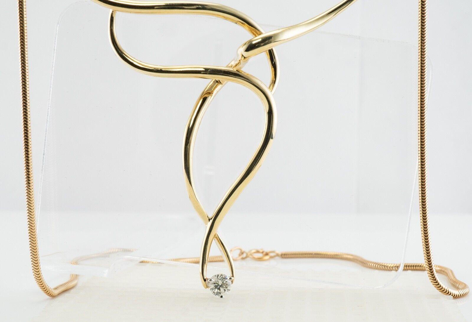Natural Diamond Necklace Choker Estate 14K Gold by Jose Hess For Sale 5