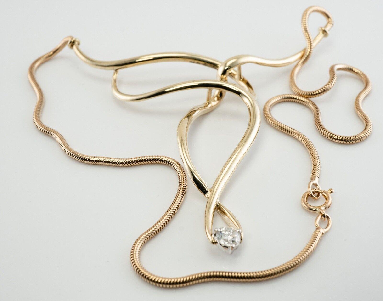 Natural Diamond Necklace Choker Estate 14K Gold by Jose Hess For Sale 6