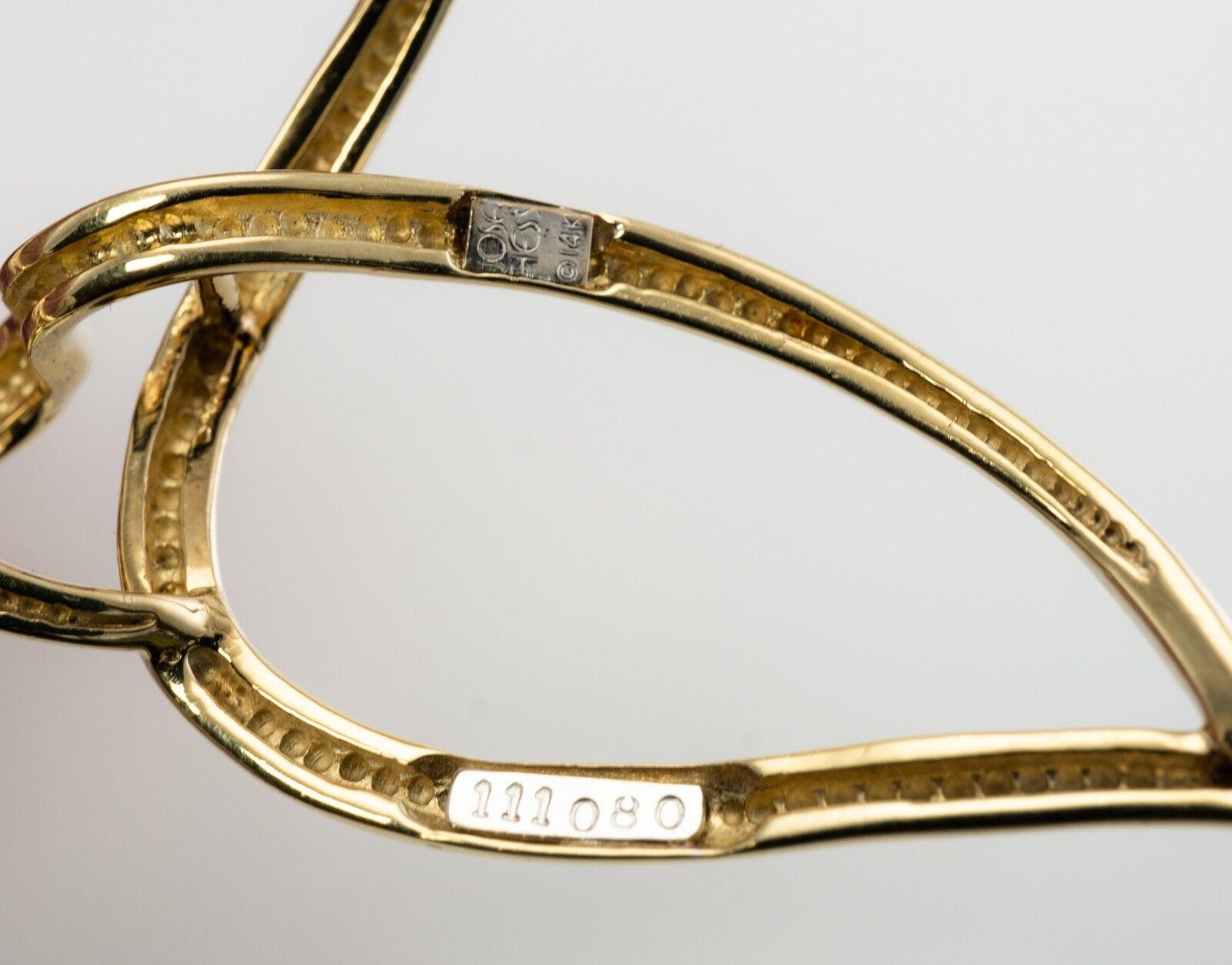 Natural Diamond Necklace Choker Estate 14K Gold by Jose Hess For Sale 4
