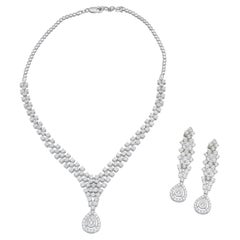 Collier en or 14 carats et diamants naturels de 2,92 carats 