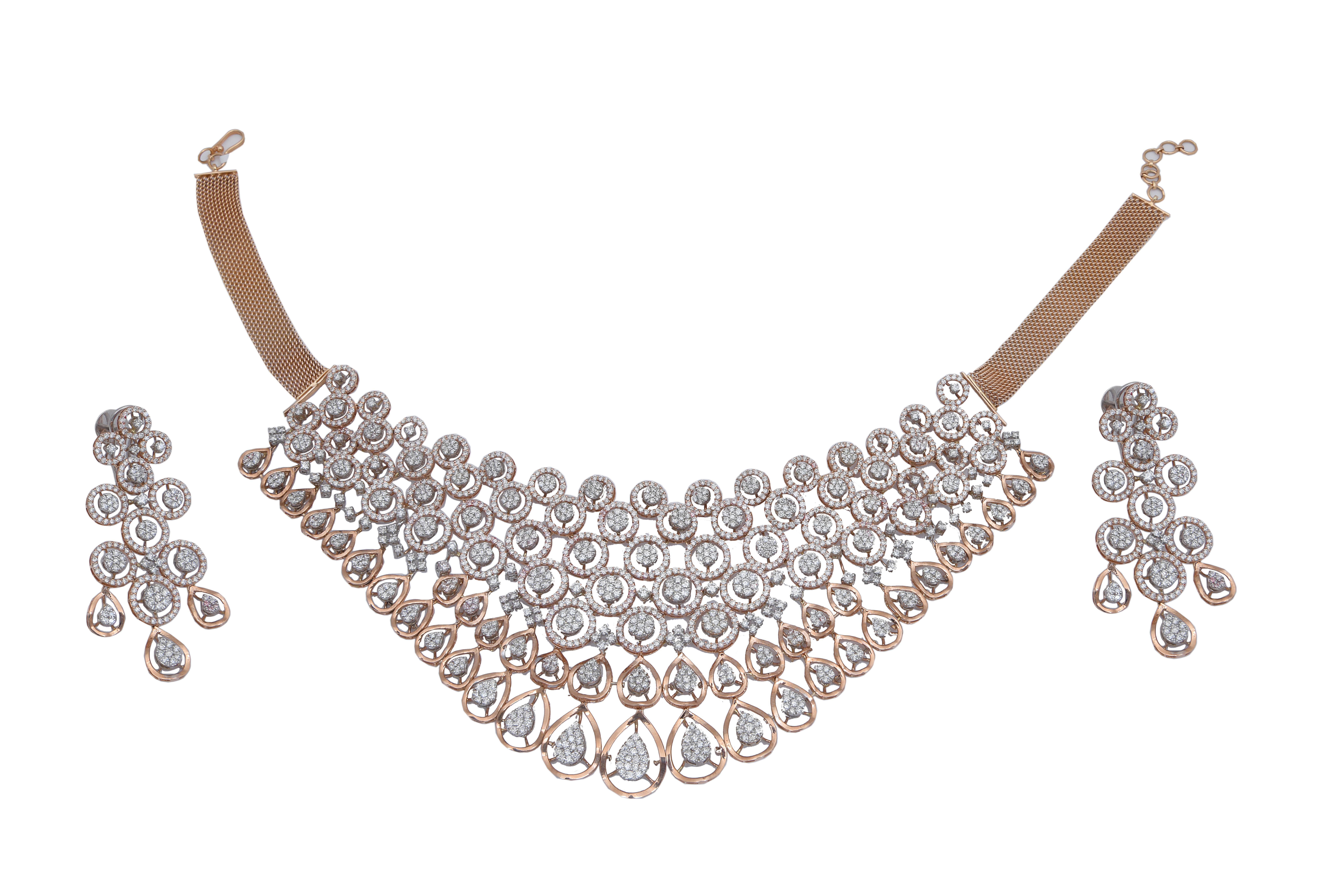 diamond string necklace