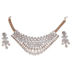 Natural Diamond Necklace with 31.13 Carats Diamond and Gold 14k