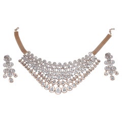 Collier en or 14 carats et diamants naturels de 31,13 carats