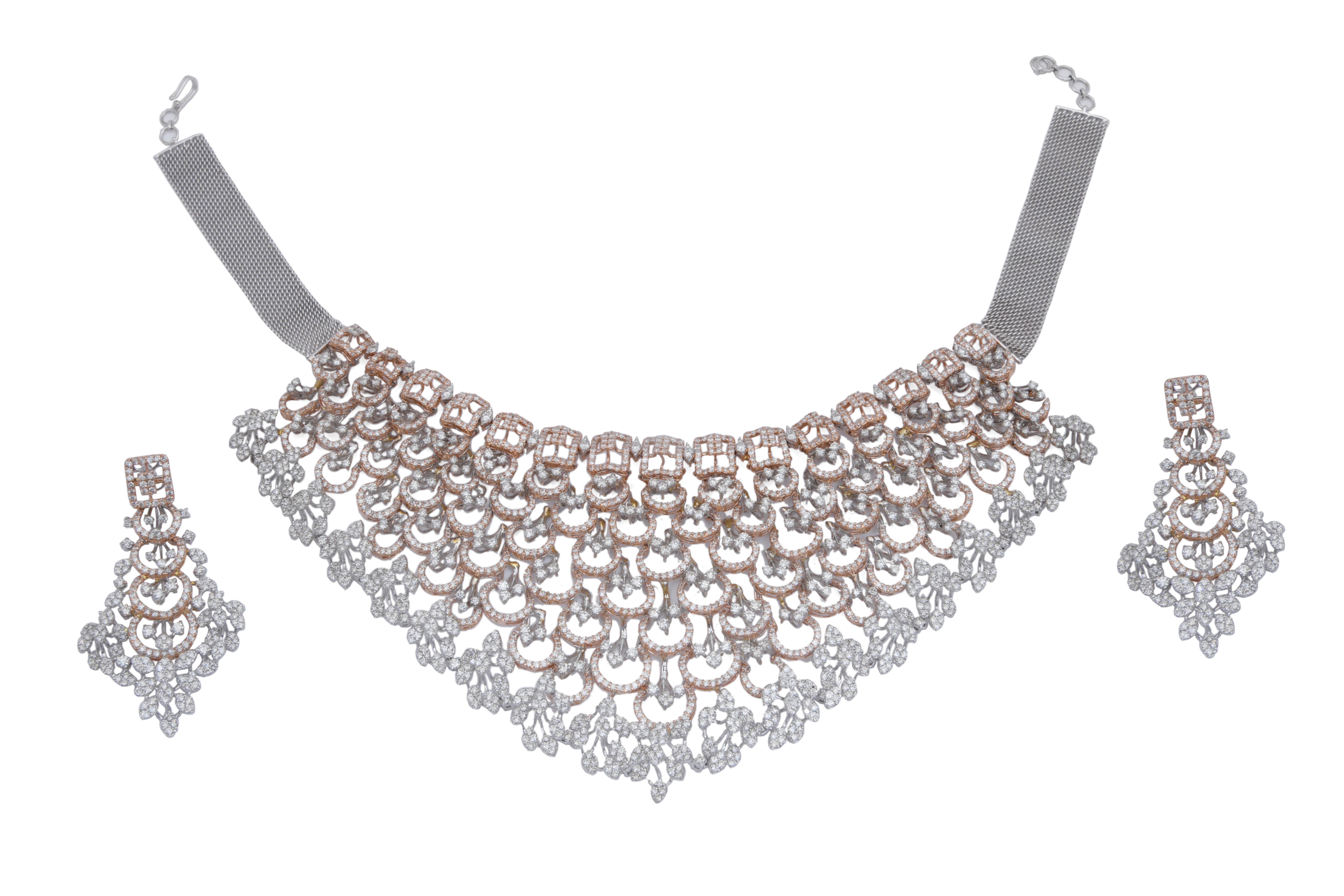 this is an amazing necklace set with
diamond : 39.28 carats
gold : 132.86 gms


Please read my reviews to make yourself comfortable.
I don't want to sell just one time but make customers for life.
All our jewelry comes with a certificate appraisal