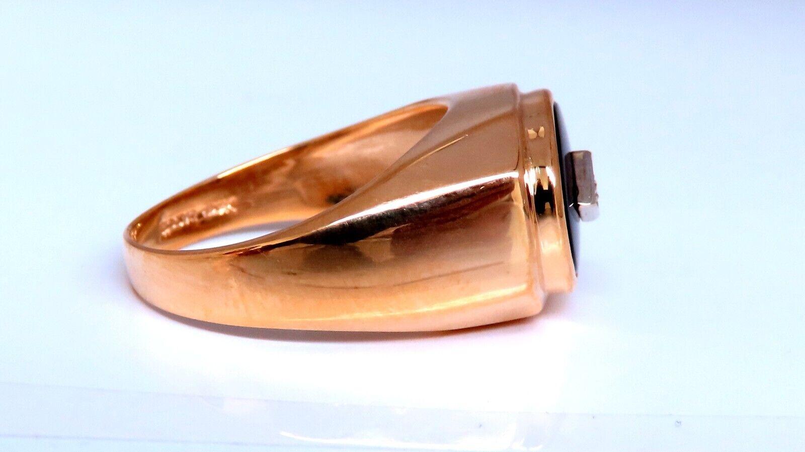 mens pinky ring onyx