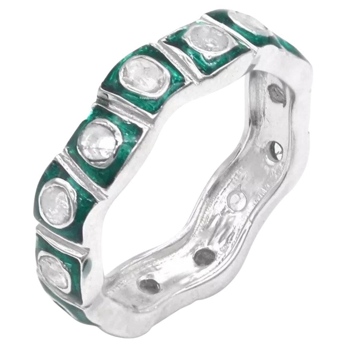 Natural Diamond polki Band  polki Ring