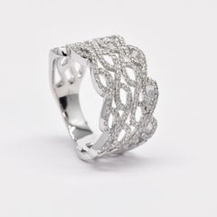 Natürlicher Diamantring 0,82 ct 18 Karat Gelbgold Designer-Cocktailring