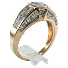 Natural Diamond Ring 14K Gold Band 2.28 TDW Engagement