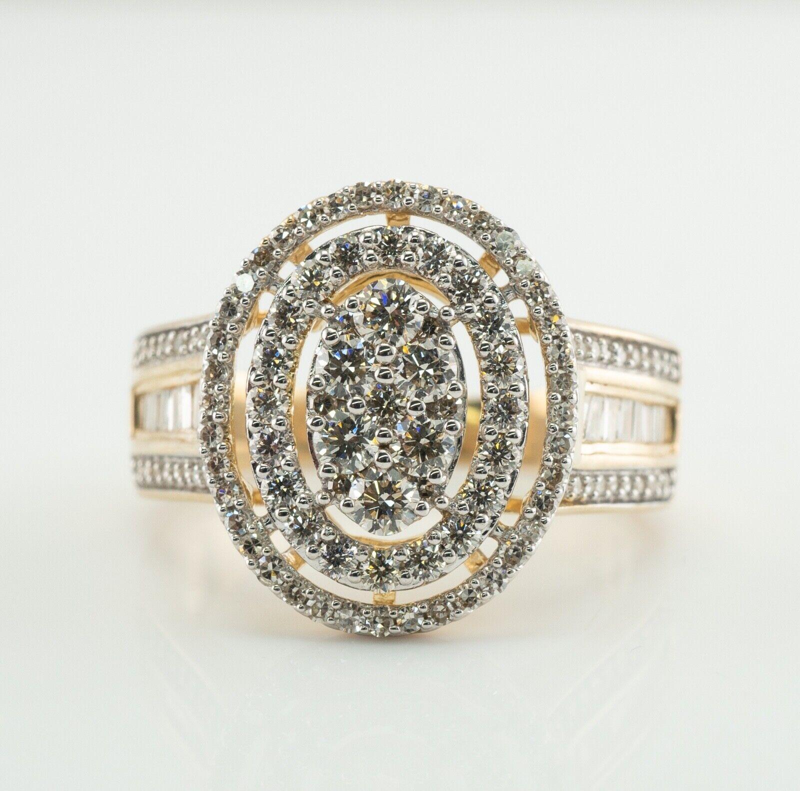 Natürlicher Diamantring 14K Gold Cluster gestempelt HDS

Dieses Anwesen Ring ist fein in Handarbeit in massivem 14K Gelbgold (sorgfältig geprüft und garantiert).
Der Ring ist außerdem auf der Innenseite des Schafts mit HDS gestempelt.
7 runde