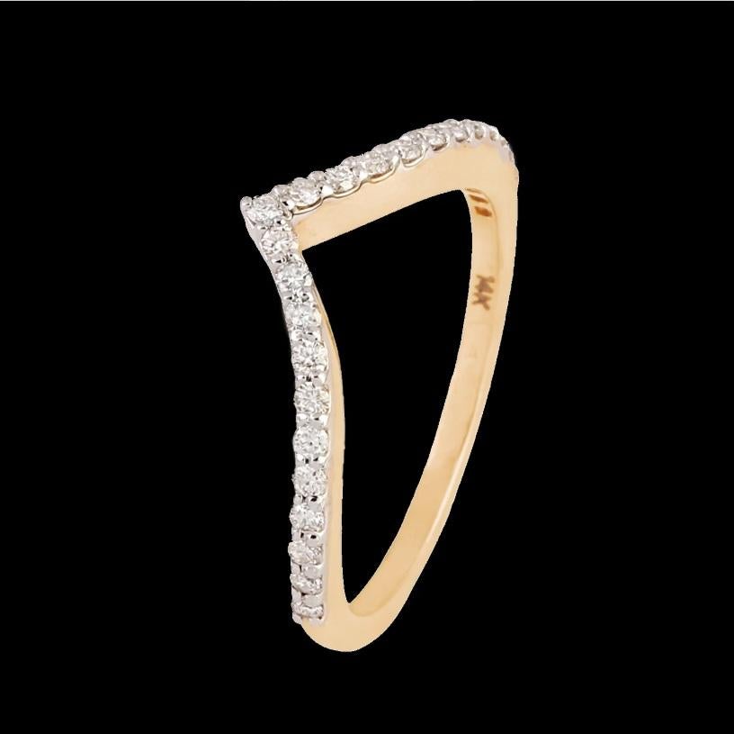 Taglio Asscher Anello con diamante Nature in oro 14K in vendita