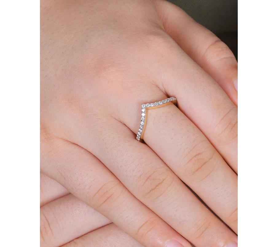Anello con diamante Nature in oro 14K In condizioni Nuovo in vendita a jaipur, IN