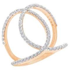 Natürlicher Diamantring 14K Gold