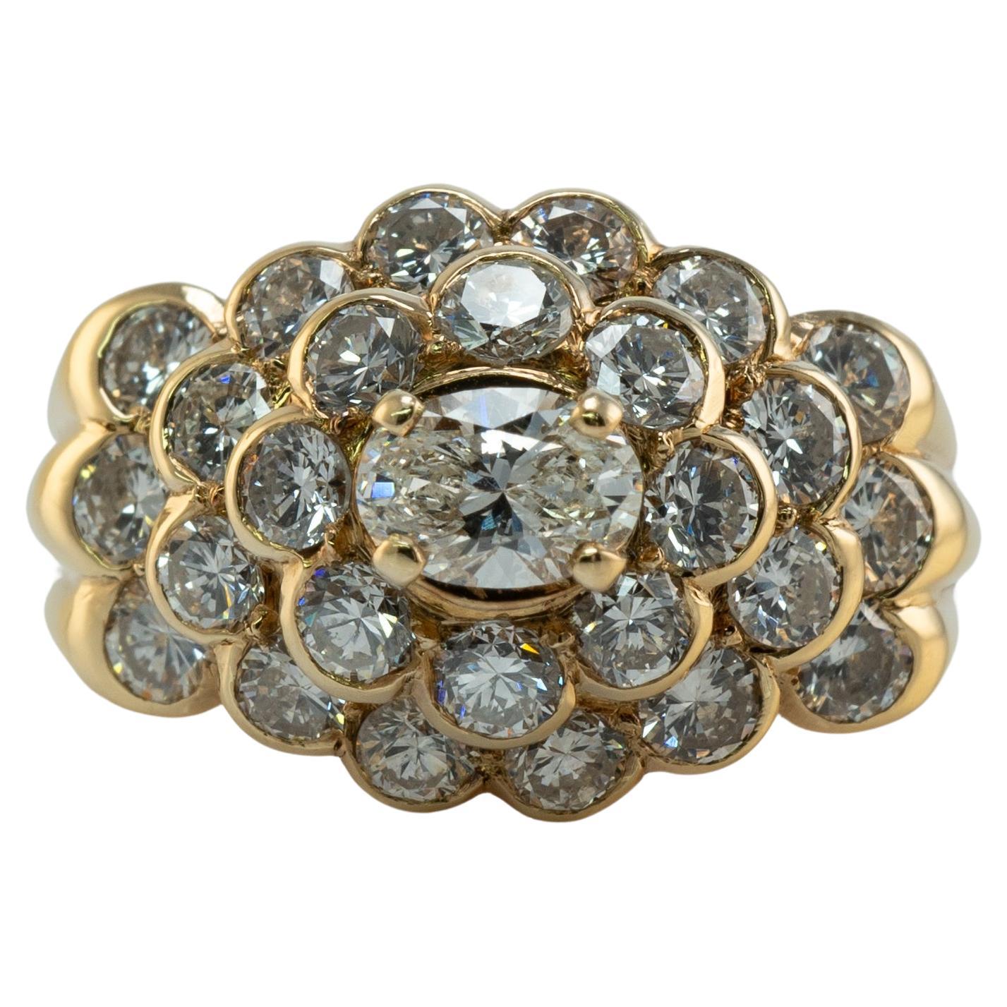 Estate Jewelry Cluster Rings