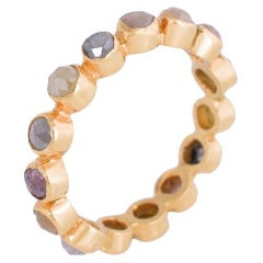 Natural Diamond Ring  18K gold