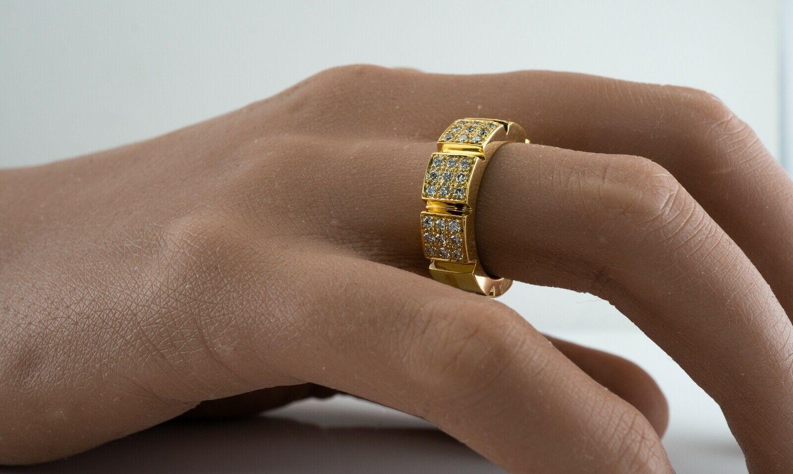 Anello di diamanti naturali a fascia per l'eternità in oro 18 carati con 1,44 TDW in vendita 5