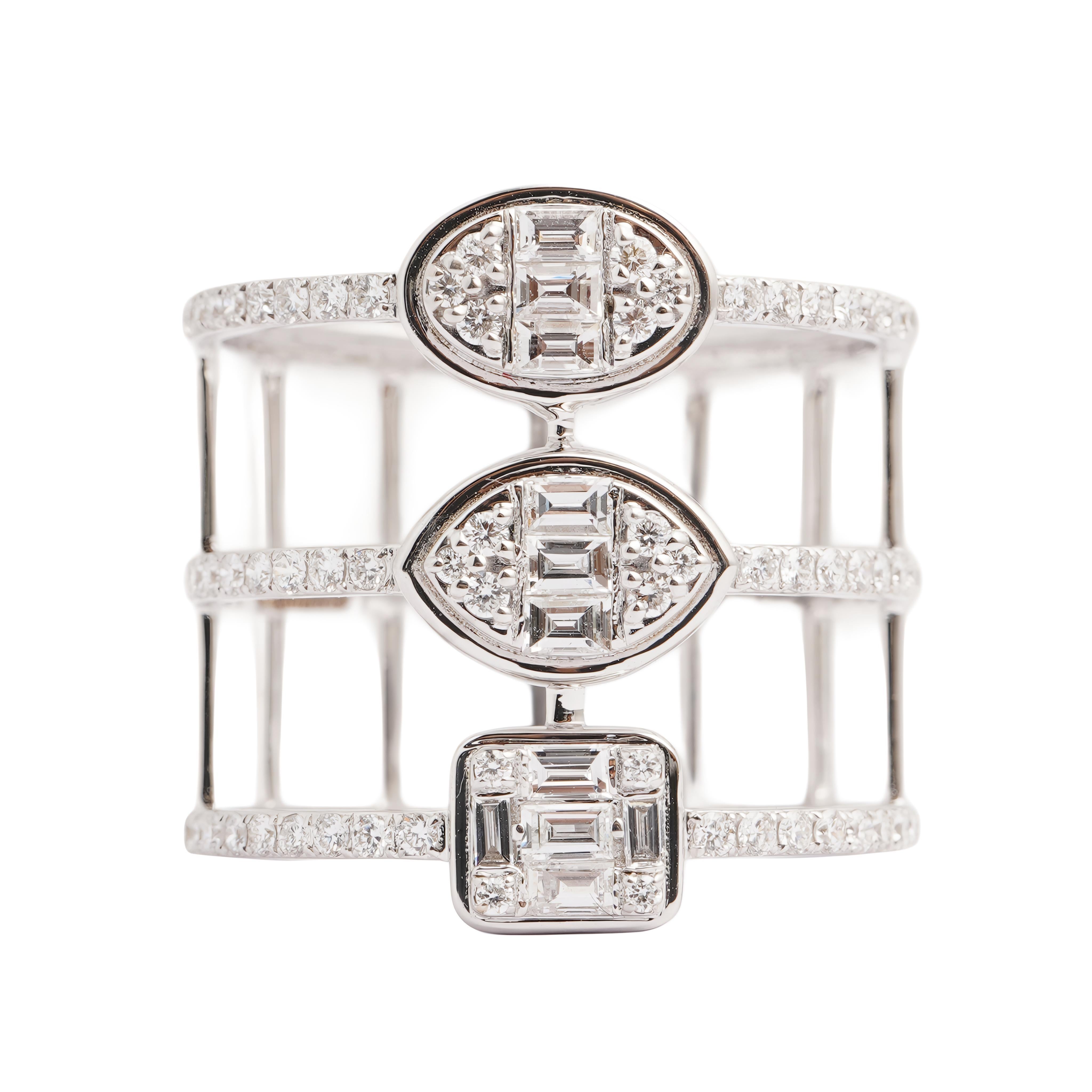 GW=6.86gm
NW=6.65gm
diamond baguette=0.45cts
diamond round=0.60cts

FOLLOW US ON INSTA (divinejewellerylounge)