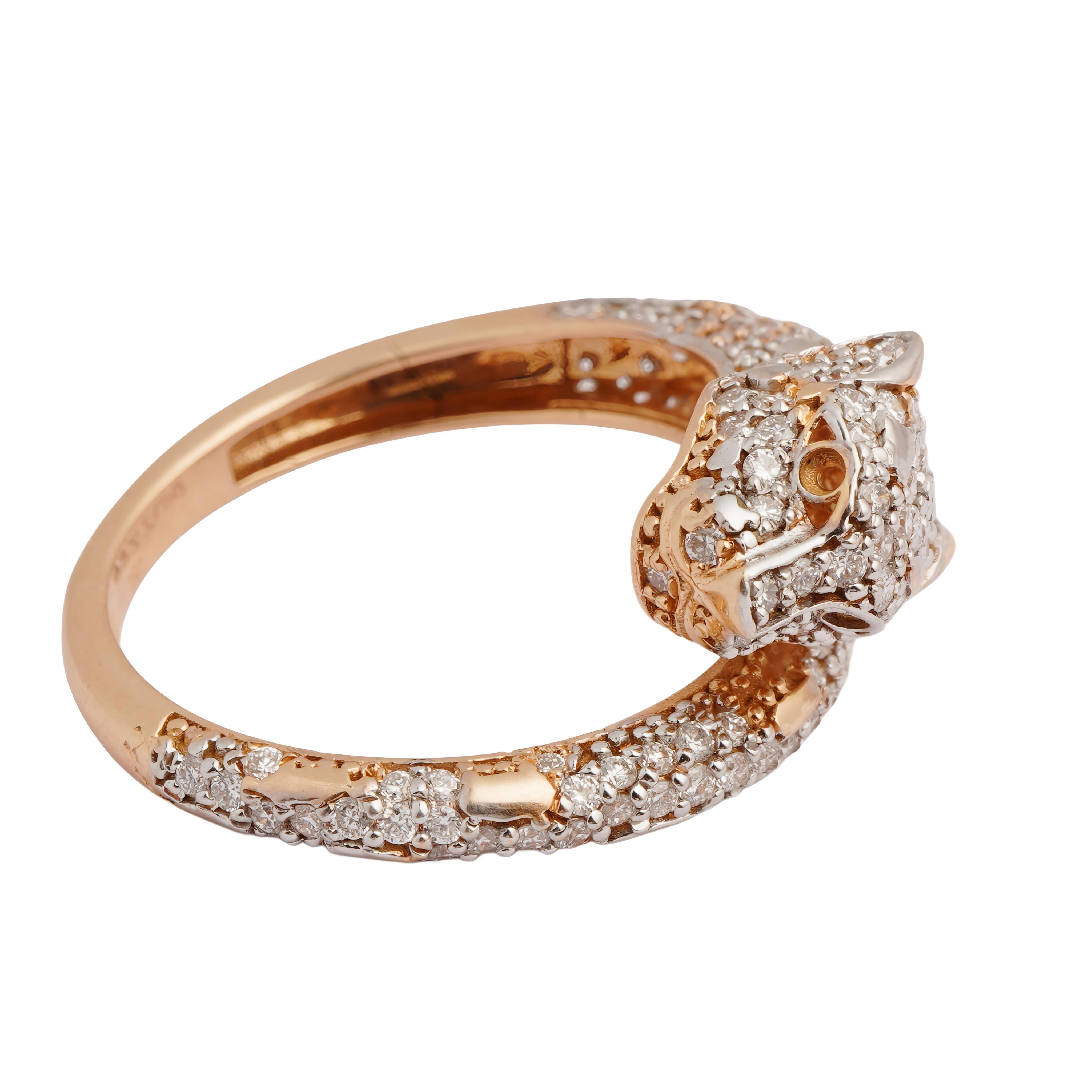 Taglio Asscher Anello con diamante Nature in oro 14k in vendita