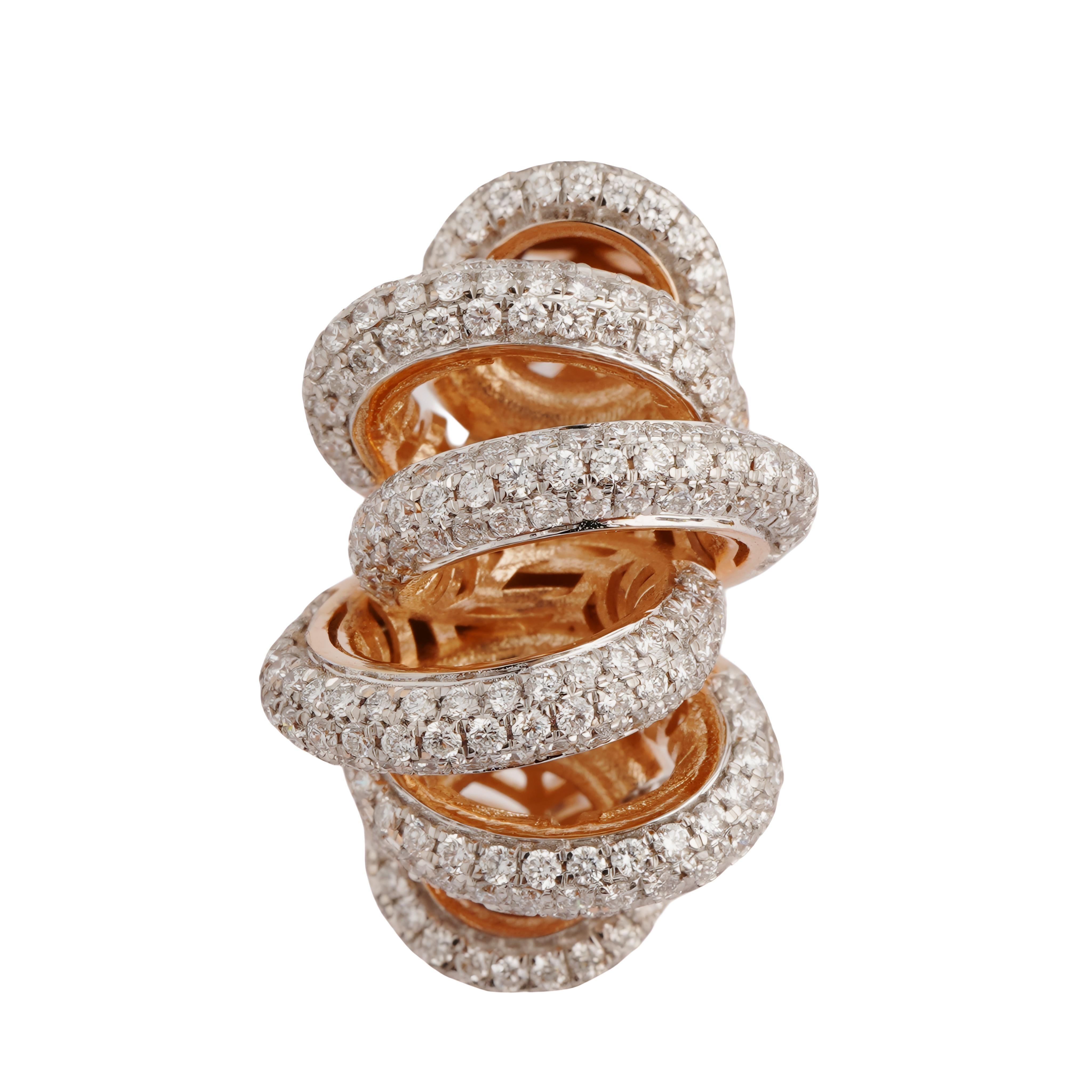Natural diamond ring in 14k gold im Zustand „Neu“ im Angebot in jaipur, IN