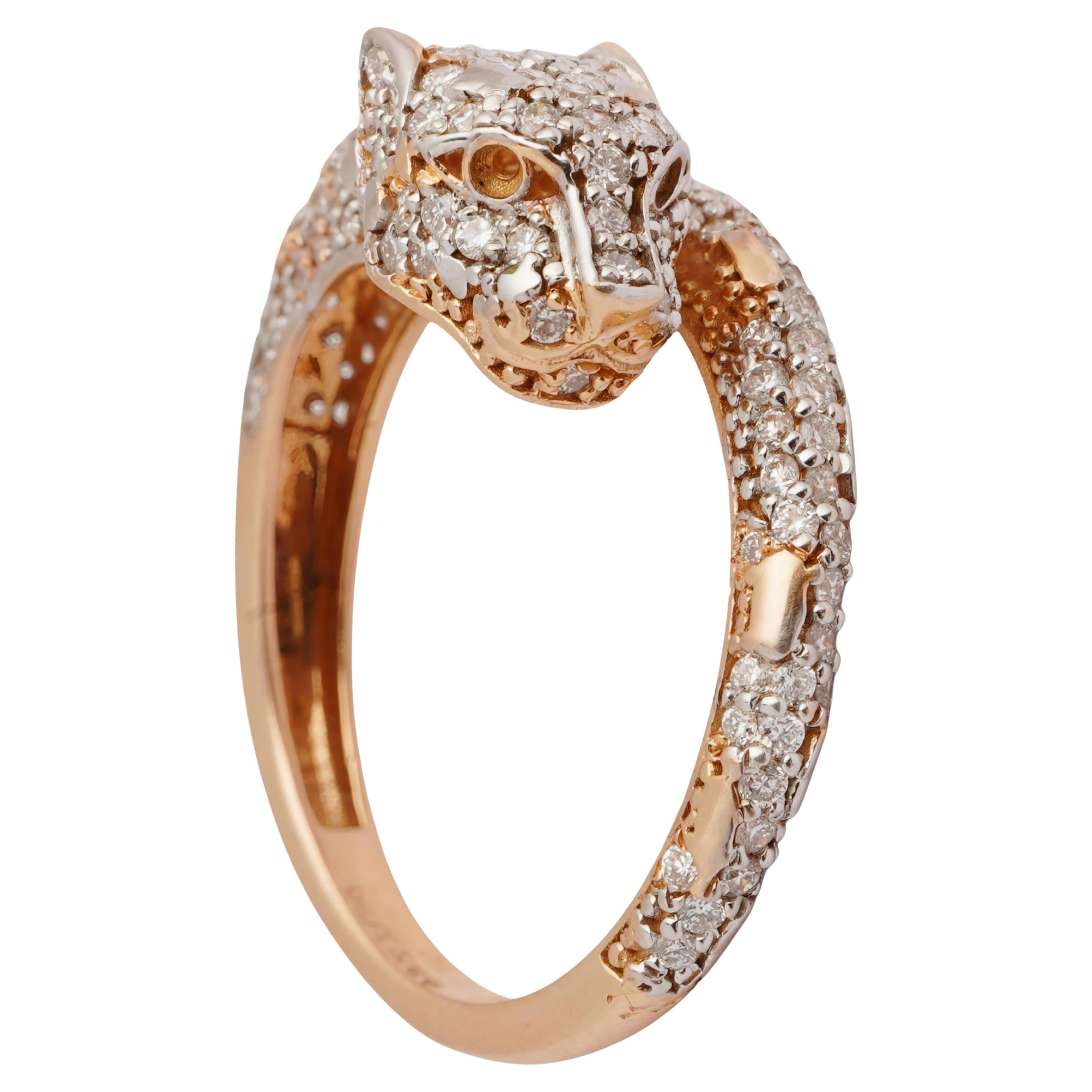 Natural diamond ring in 14k gold
