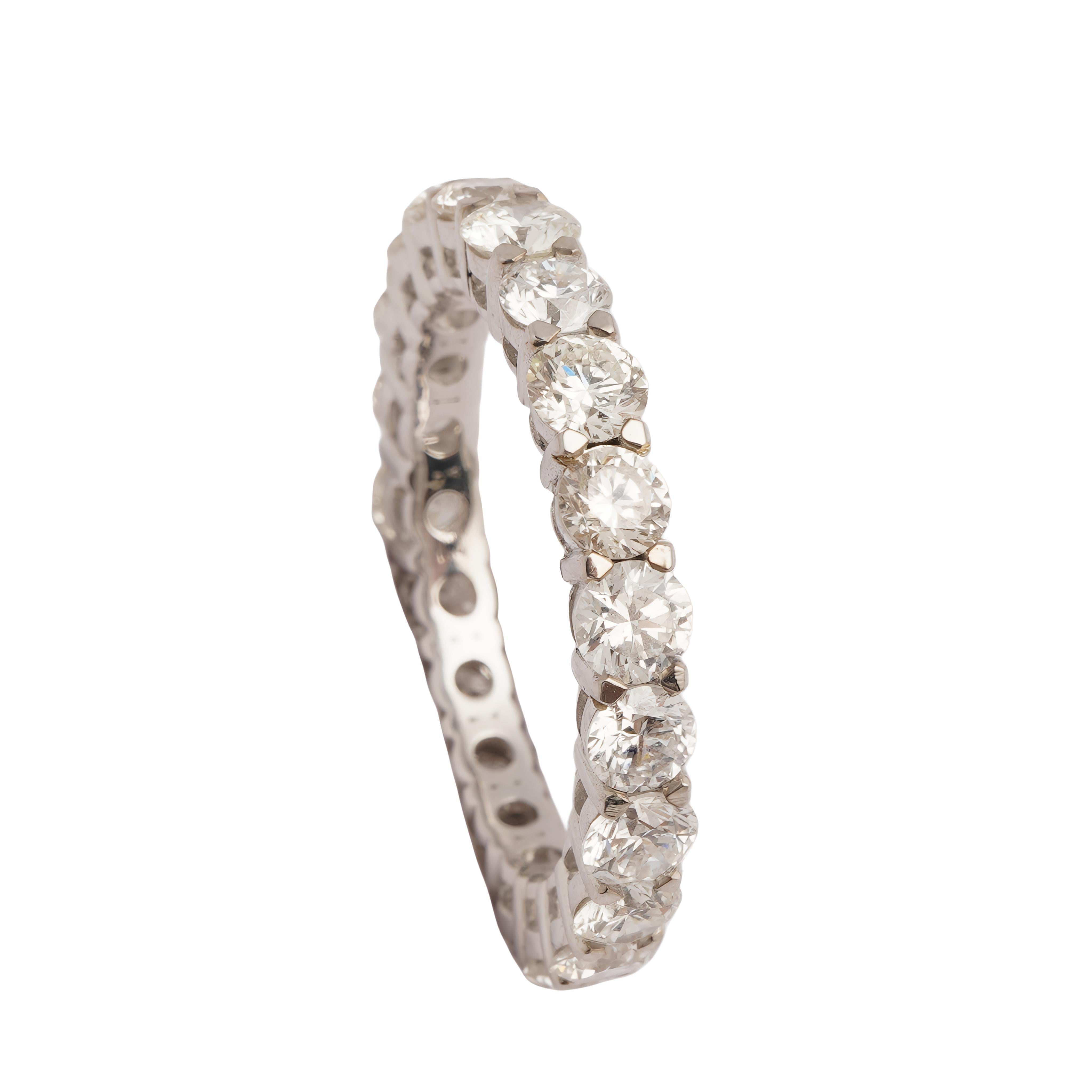 Taille Asscher Natural diamond ring in 18k gold en vente