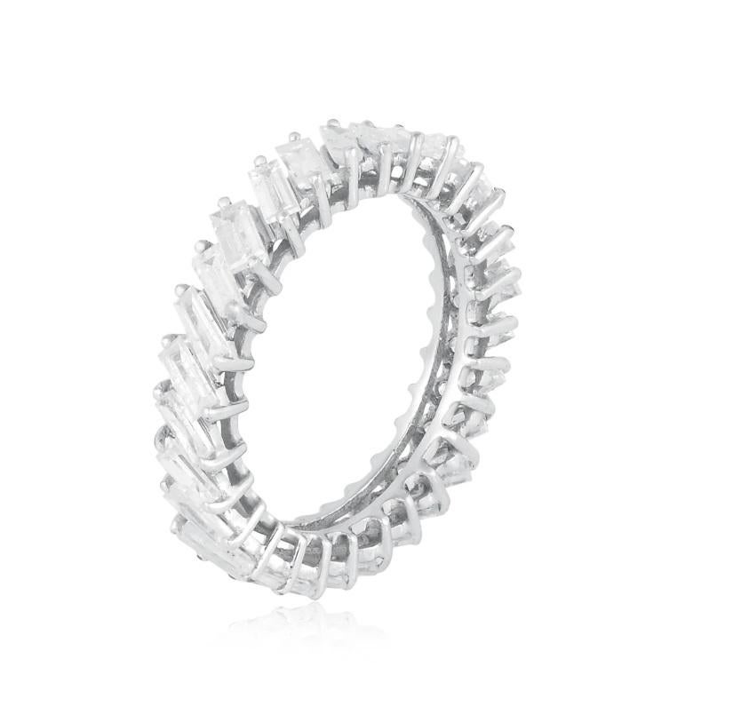 Natural diamond ring in 18k gold In New Condition For Sale In jaipur, IN