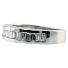 Natural Diamond Ring Platinum Band .65 TDW Wedding Anniversary