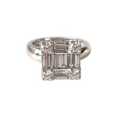 Anillo de Diamantes Naturales en Oro de 18 Kilates