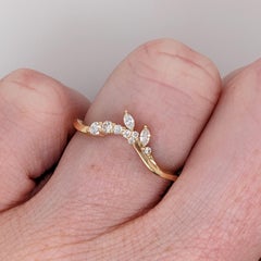 Natural Diamond Ring Solid 14K Gold – Dainty, Classic & Timeless Jewelry Piece